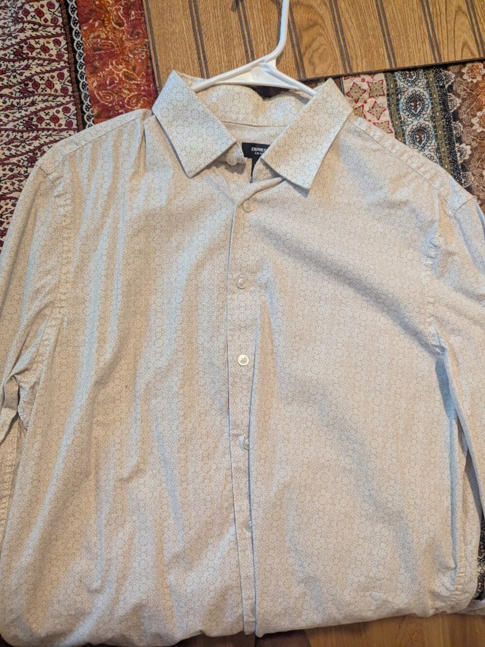 Express men's size M long sleeve dress shirt